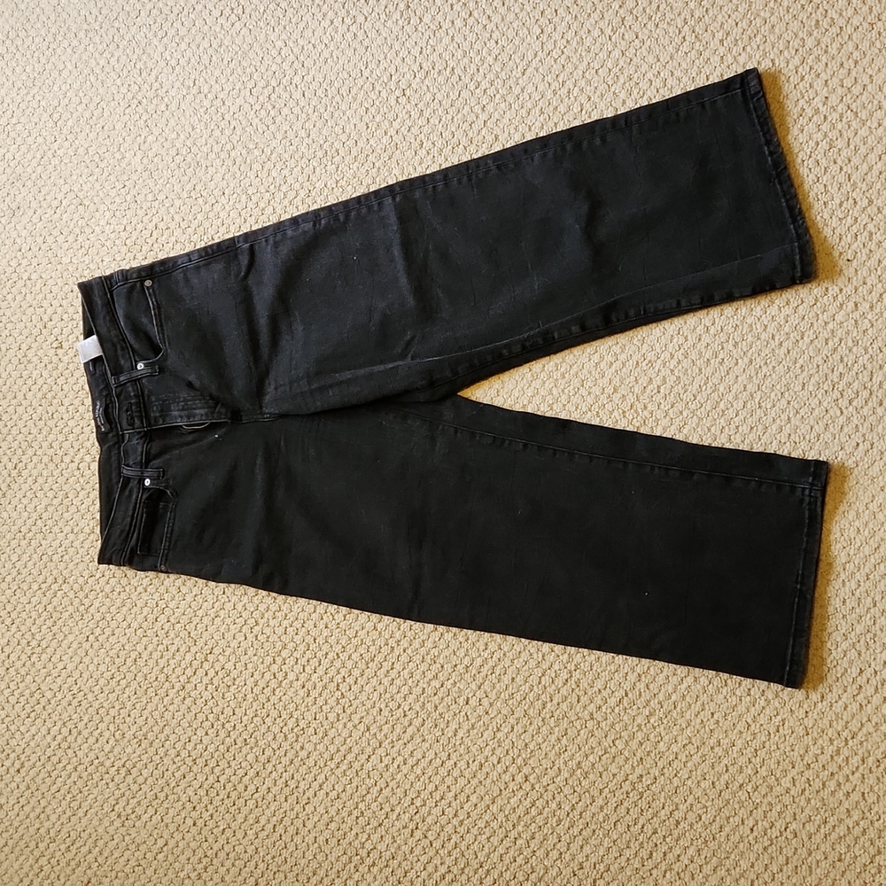 High Rise Wide Leg Crop Jean